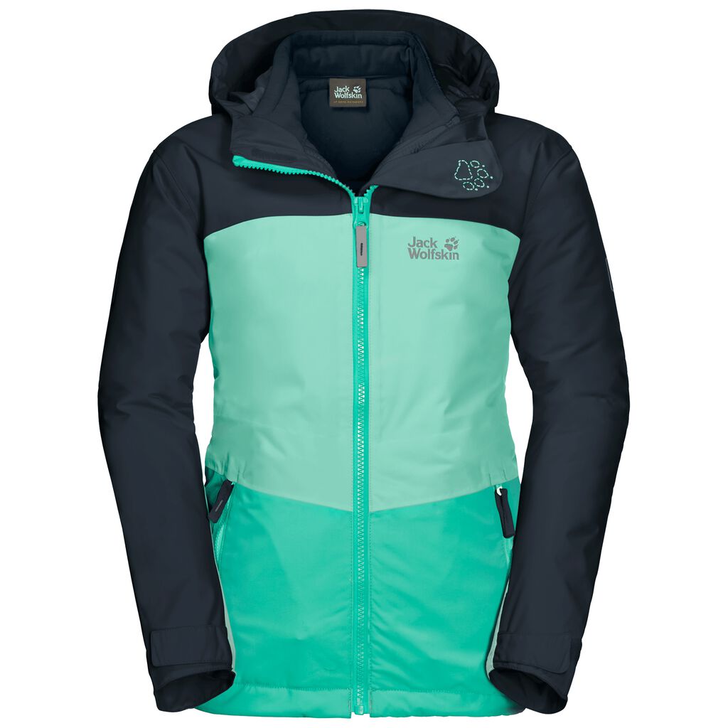 Jack Wolfskin ARGON ICE Vestes Enfant Vert - QPGECRS-27